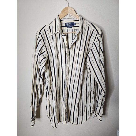 Polo Ralph Lauren Other - Polo Ralph Lauren Button Up Shirt Men's Size L Merton Dress Striped Long Sleeve